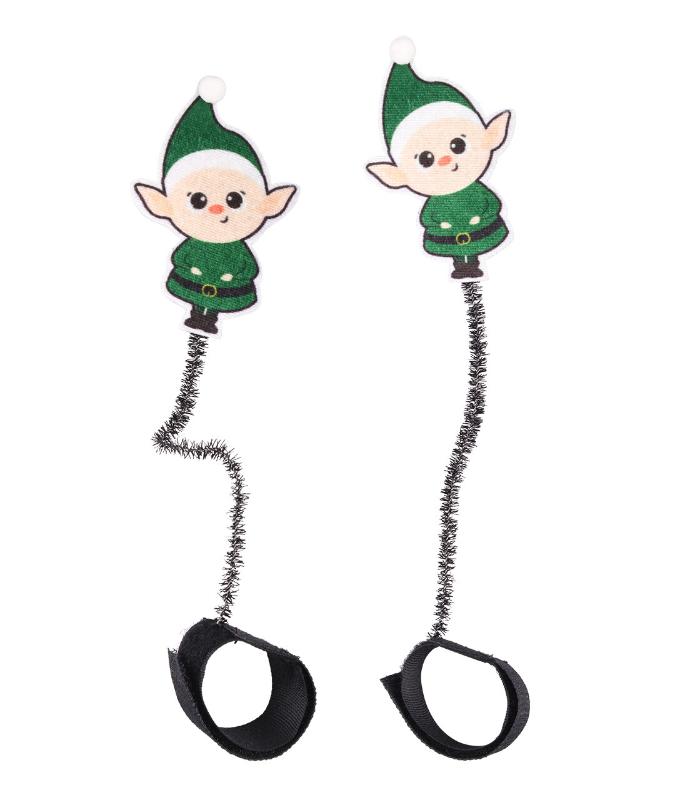 ANTENAS DE ELFO DE NAVIDAD PARA CABEZADA